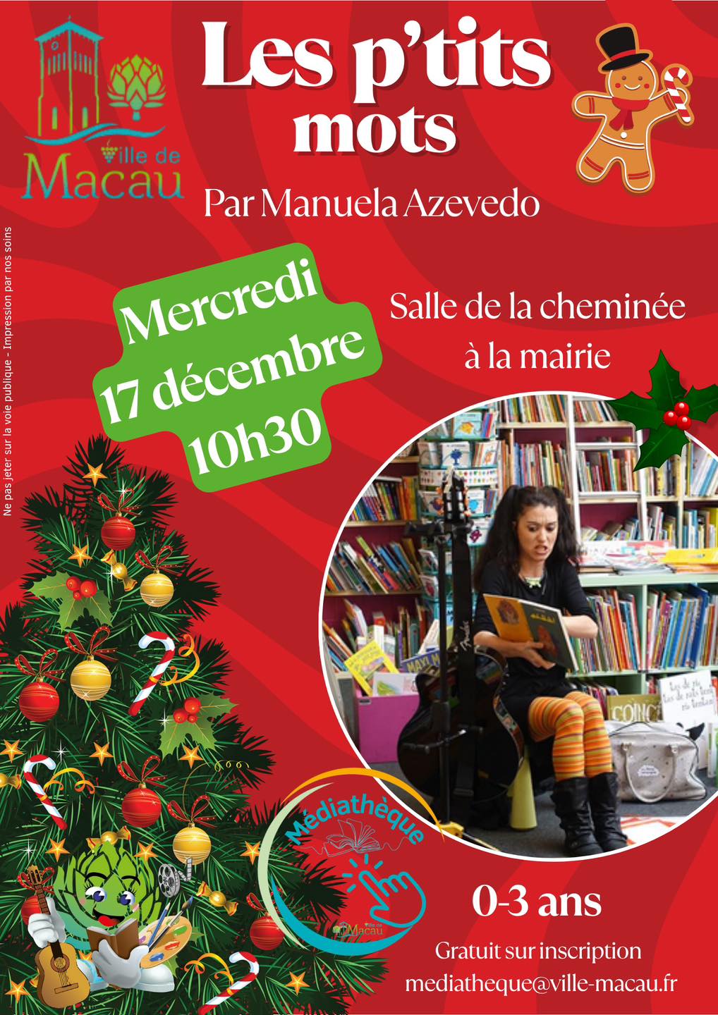 Les p’tits mots Lecture théâtralisée pour les tout-petits