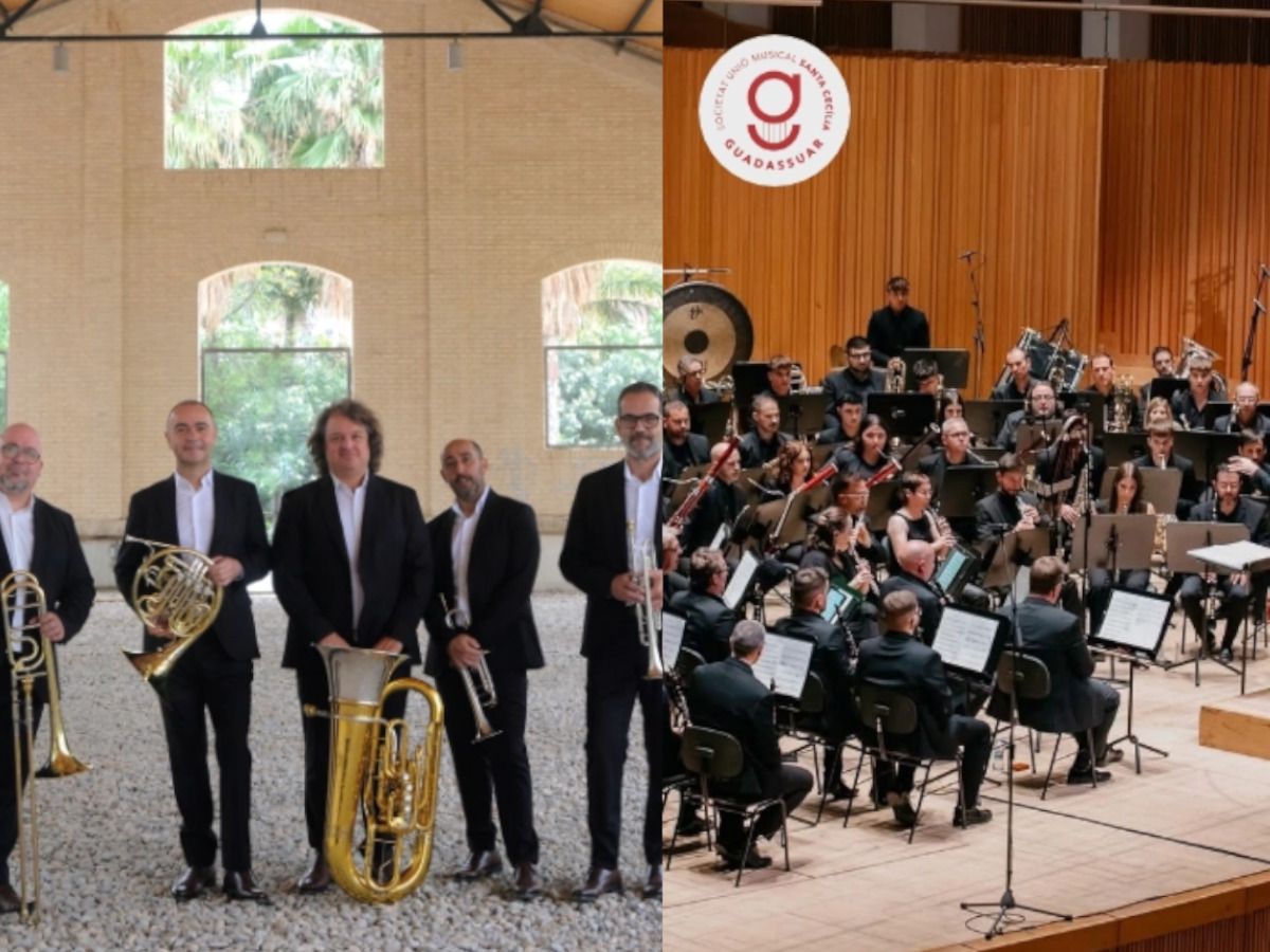 LIMOUX BRASS FESTIVAL SPANISH BRASS ET SOCIETAT UNIÓ MUSICAL SANTA CECÍLIA DE GUADASSUAR