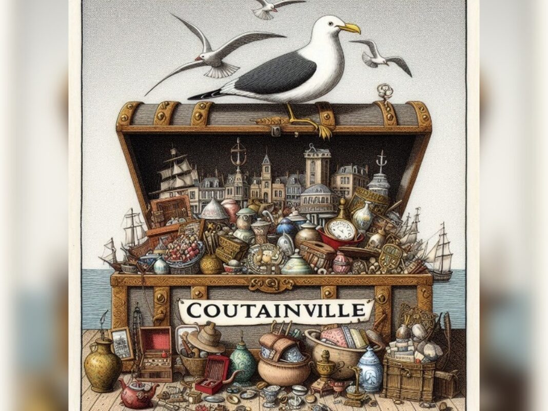 Marché d’antiquités-brocante de Coutainville Octobre Agon-Coutainville