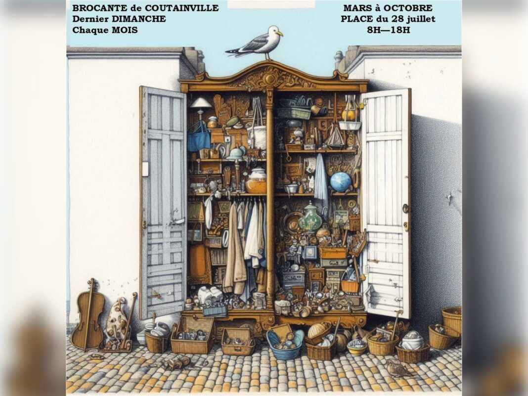 Marché d’antiquités-brocante de Coutainville Septembre, Agon-Coutainville