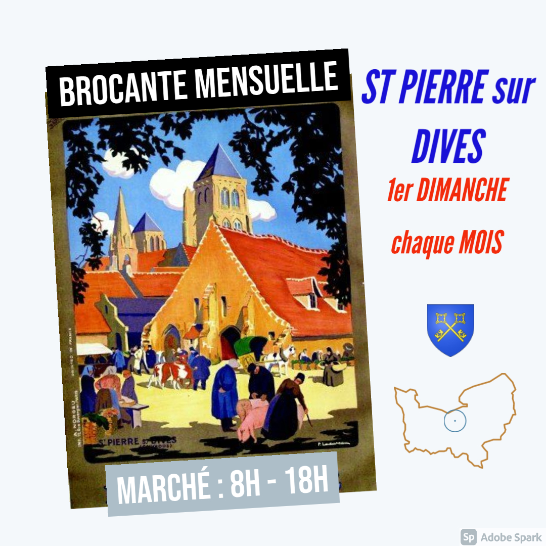 Marché d'Antiquités-Brocante de St Pierre en Auge -Janvier -