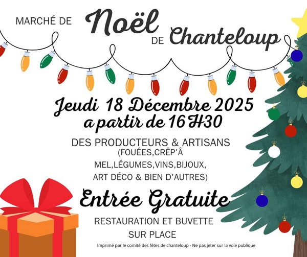 Marché de Noël à Chanteloup