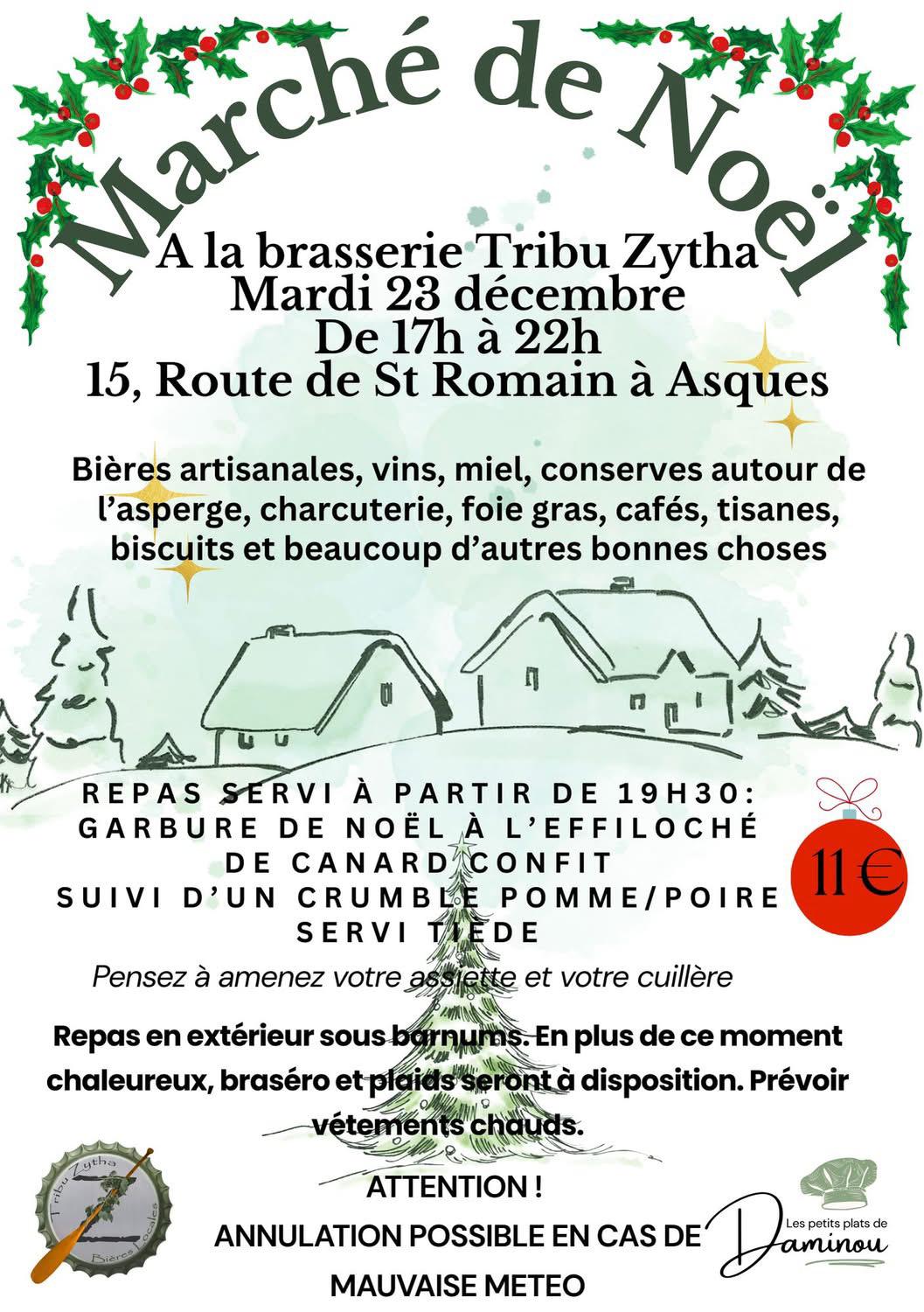 Marché de Noël à la brasserie Tribu Zytha