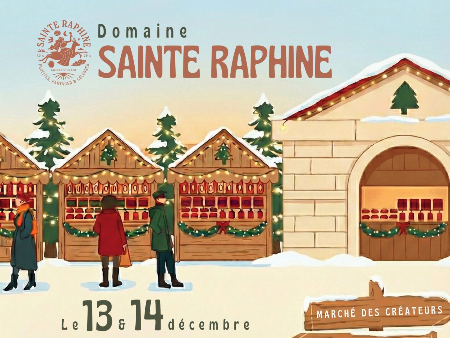 Marché de Noël au Domaine Sainte Raphine