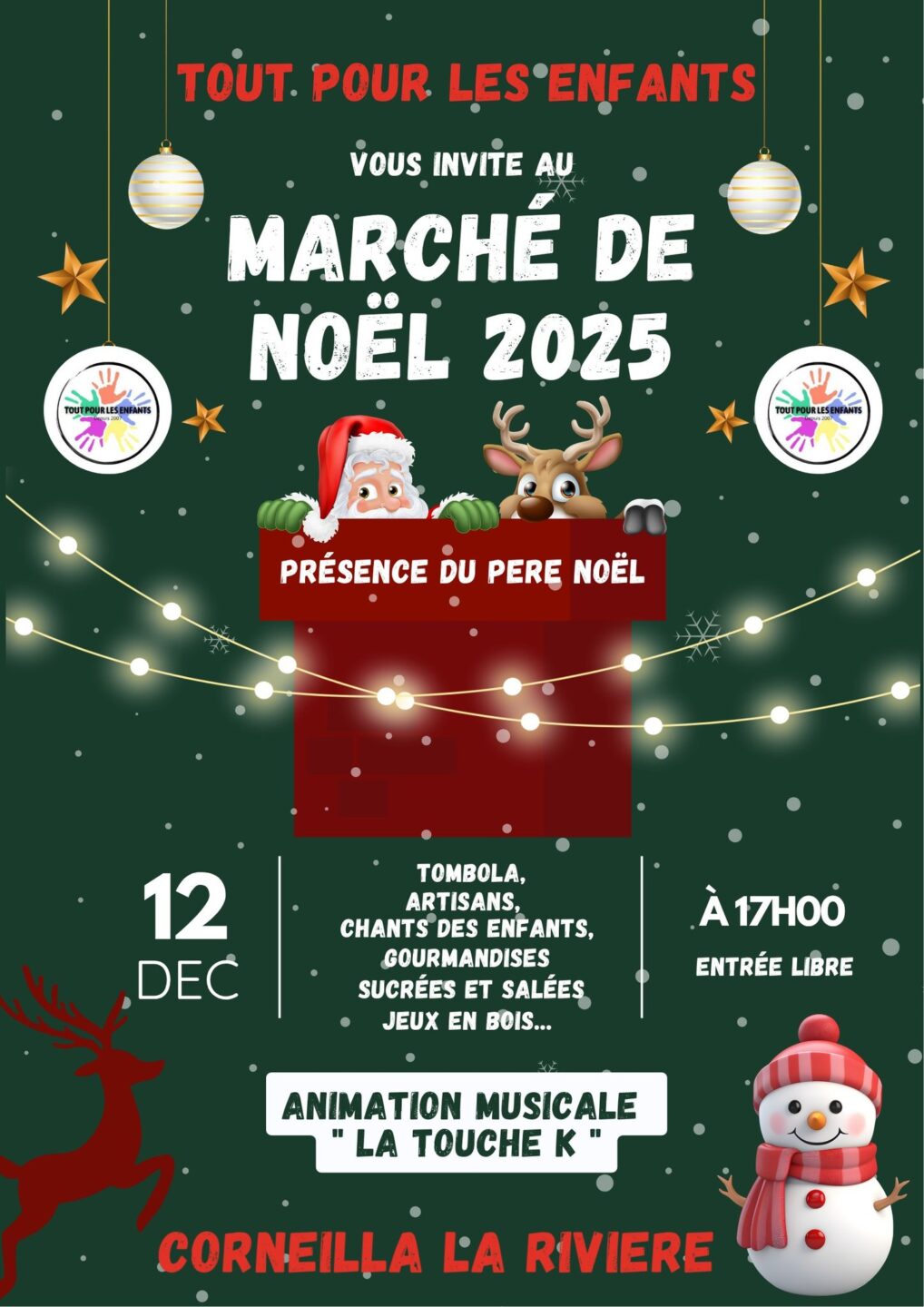 MARCHÉ DE NOËL DE CORNEILLA LA RIVIERE