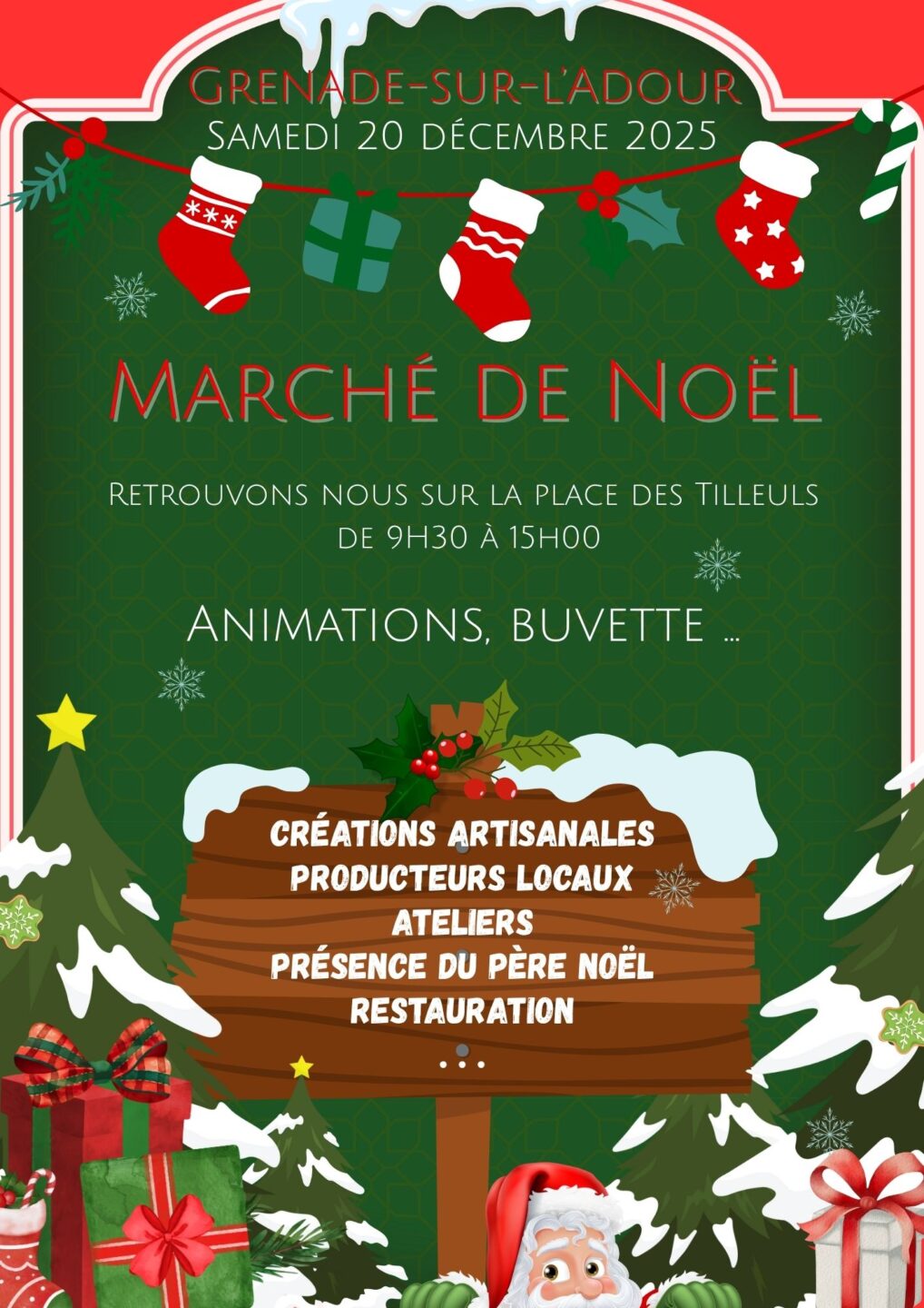 Marché de Noël de Grenade sur l'Adour