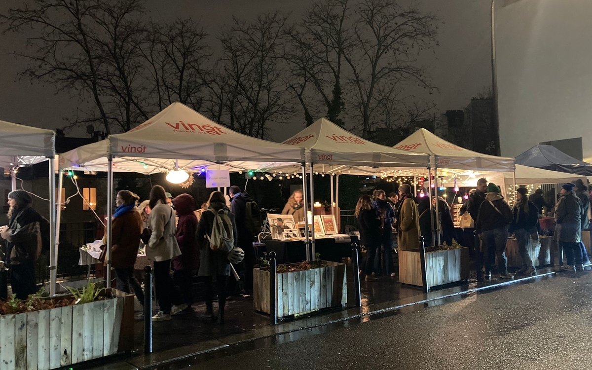 Marché de Noël de la Brasserie des Regards Jardin des Petites Rigoles  Paris