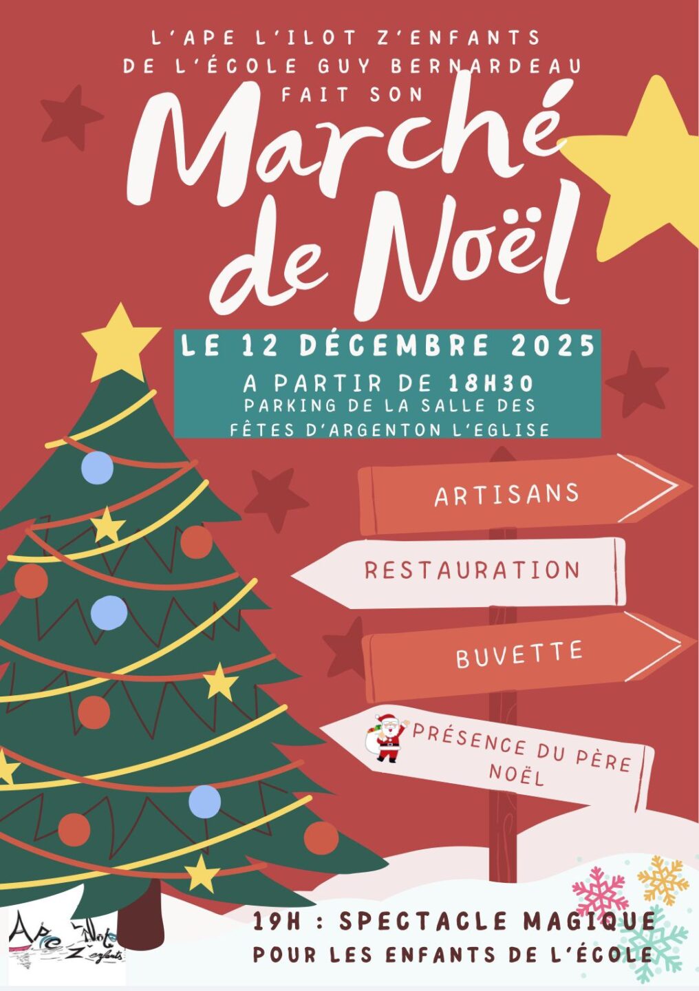 Marché de Noël de l'APE L'Ilot Z'Enfants