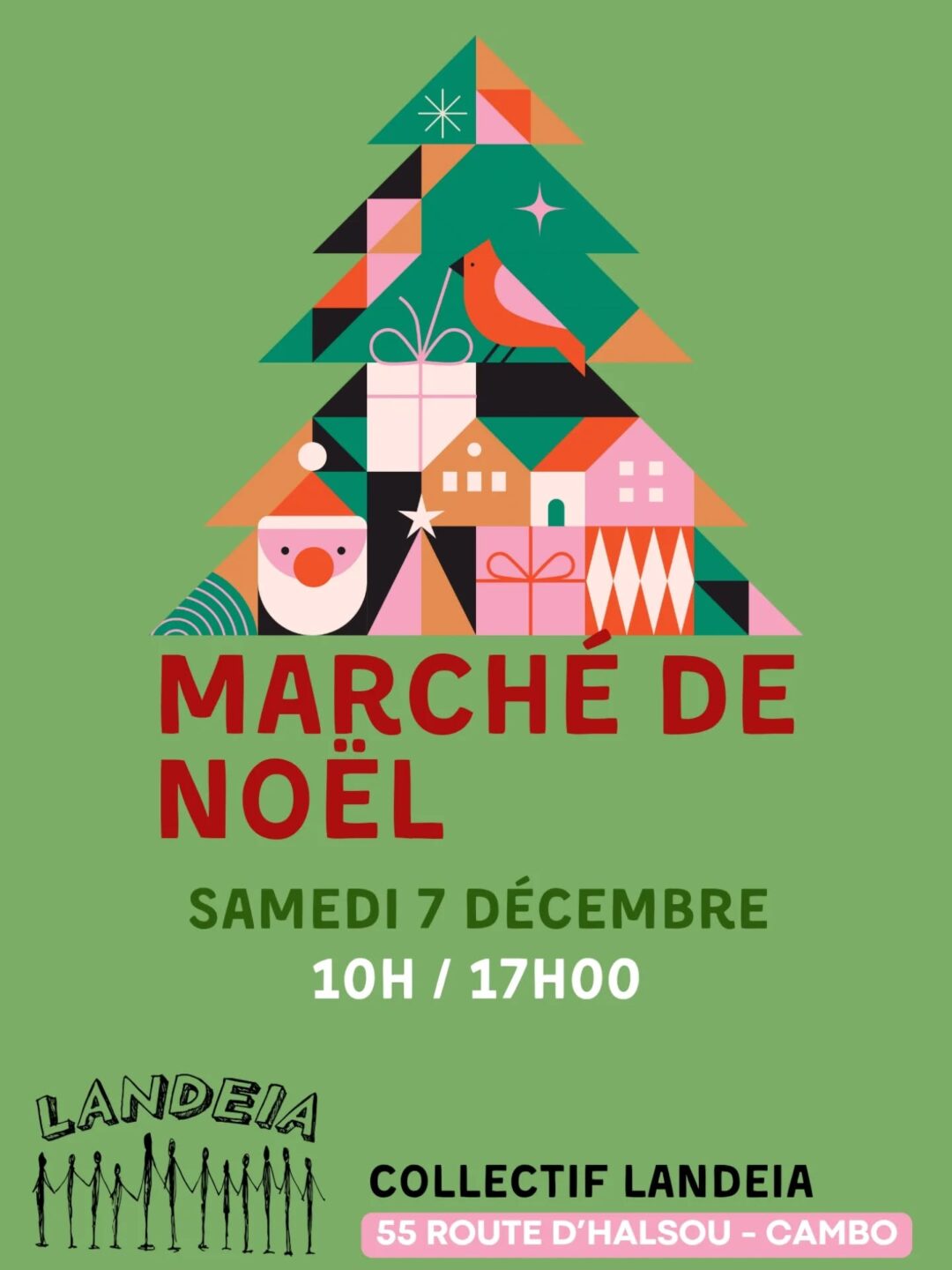 Marché de Noël du collectif Landeia