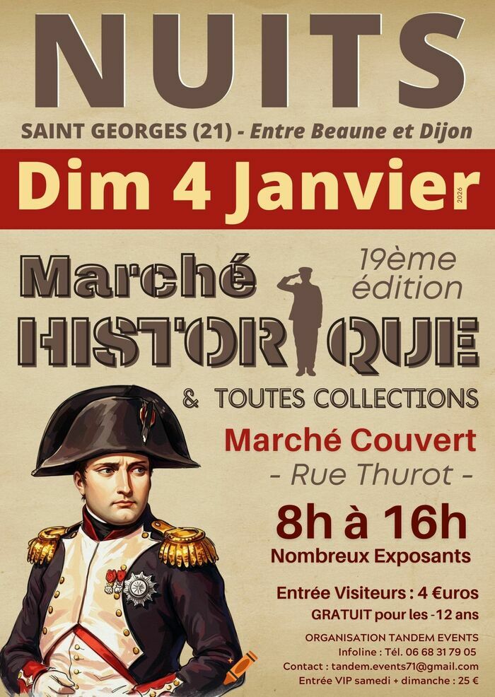 Marché historique et toutes collections Marché coouvert Nuits-Saint-Georges