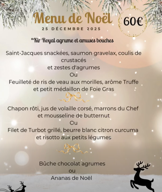 Menu de Noël