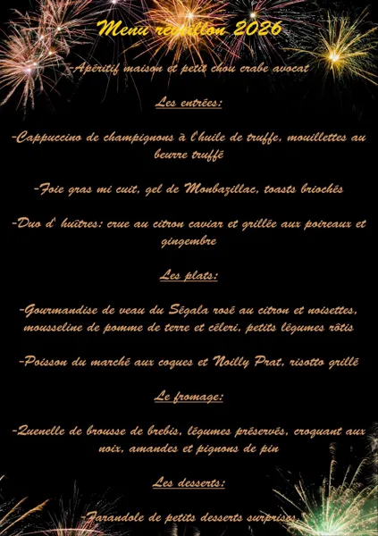 Menu de Réveillon