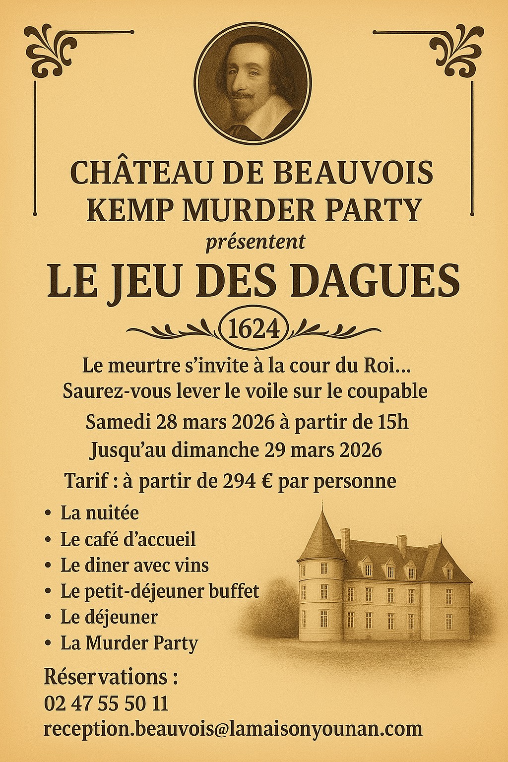 Murder Party 1624 Le Jeu des Dagues