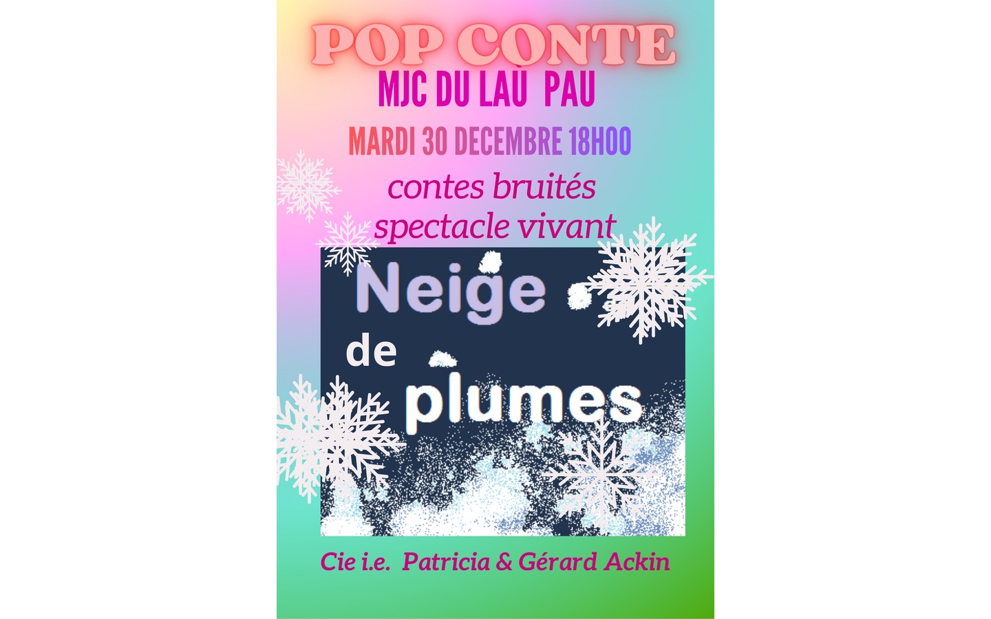Neige de plumes conte'spectacle