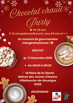 Noël à Villefranche Chocolat chaud party