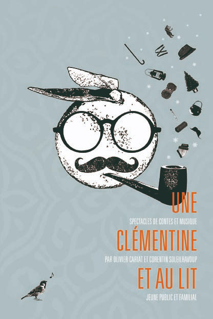 Noël | Une clémentine et au lit