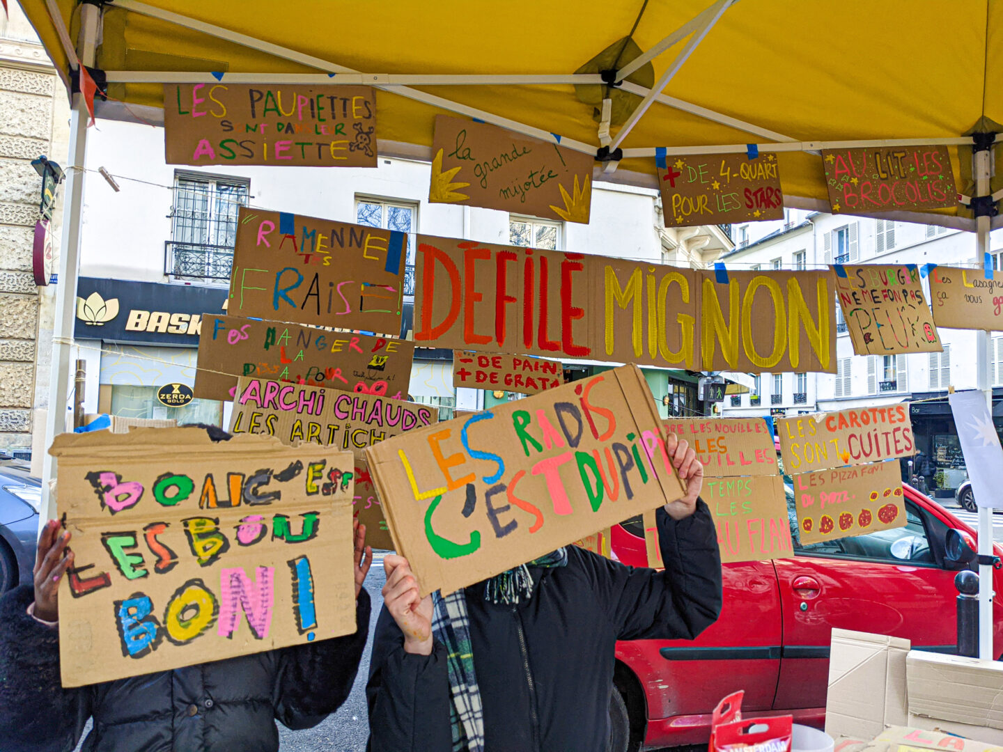 Atelier création de pancartes revendicatives