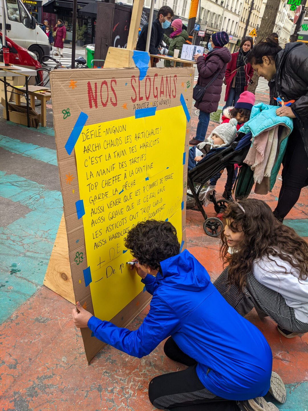 Atelier création de pancartes revendicatives
