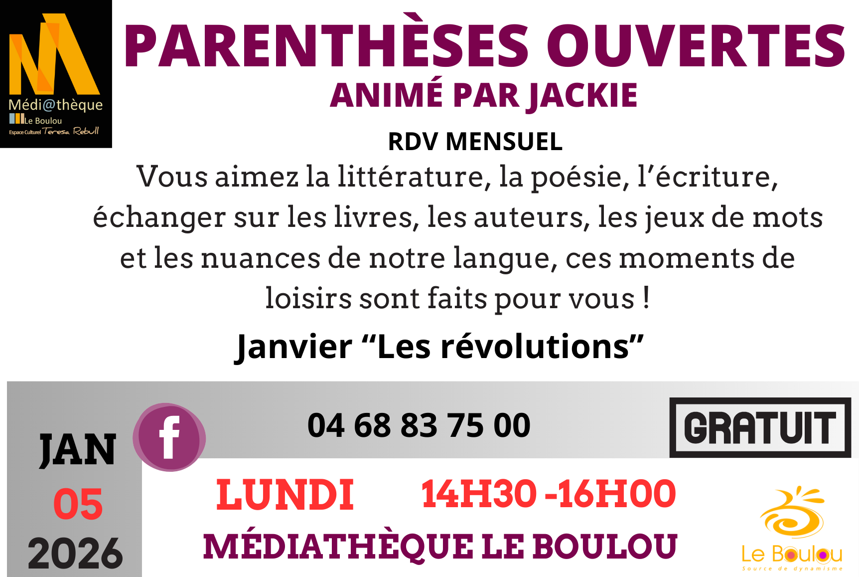 PARENTHÈSES OUVERTES