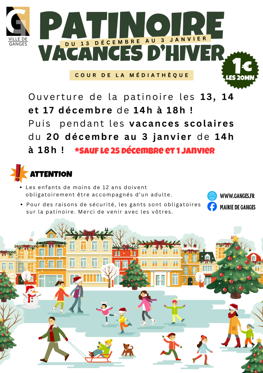 PATINOIRE À GANGES Plan de l’Ormeau PATINOIRE À GANGES