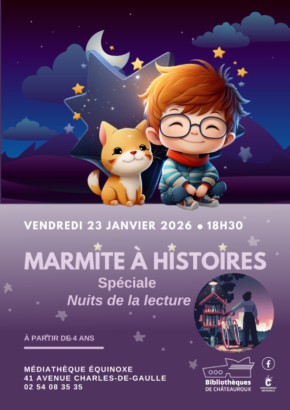 Petite marmite à histoires Spécial nuit de la lecture