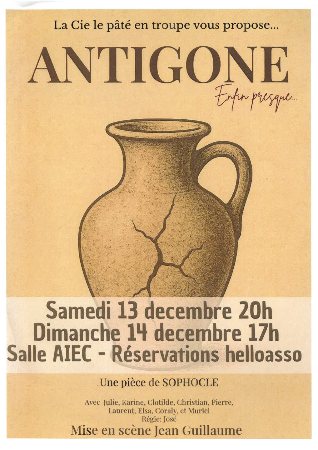Pièce de théâtre Antigone