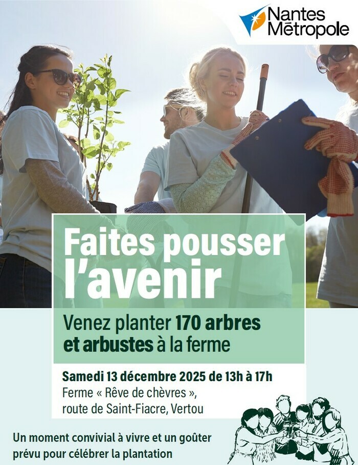Plantation participative à Vertou Ferme Rêve de chèvres
