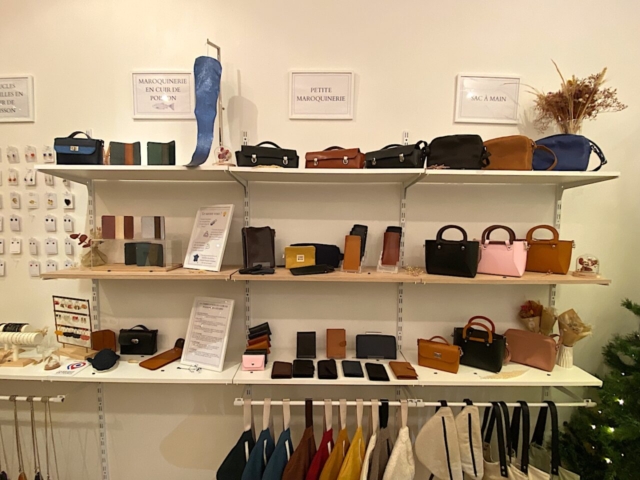 Pointe de Sel maroquinerie poisson