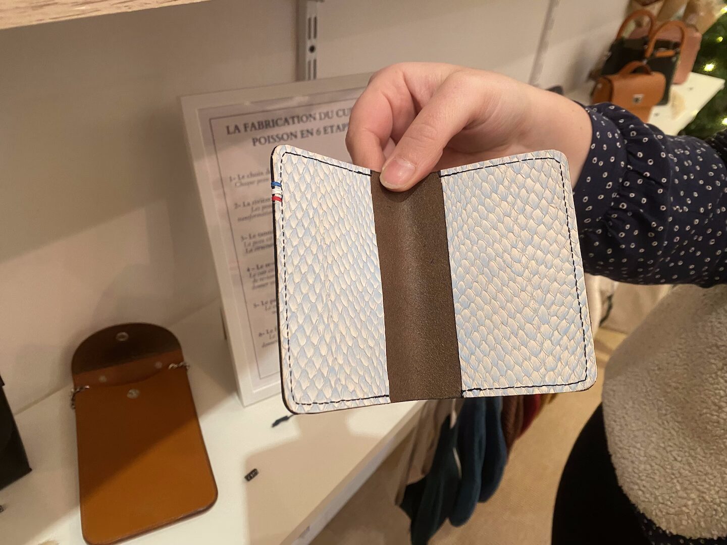 Pointe de Sel maroquinerie poisson