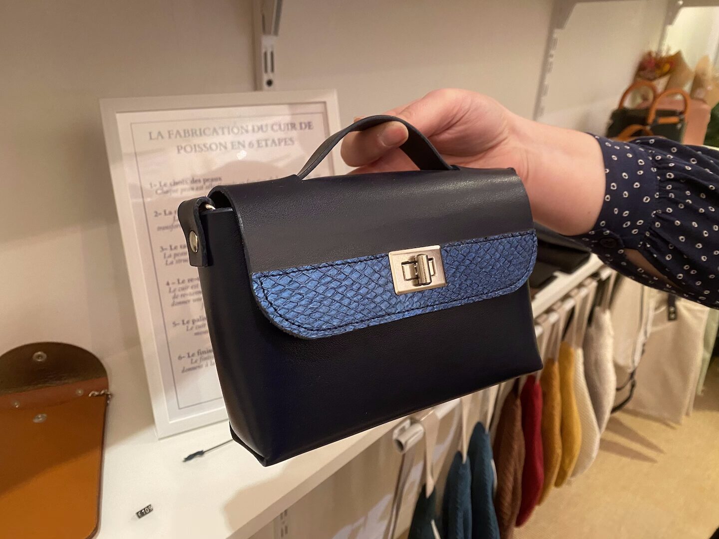 Pointe de Sel maroquinerie poisson