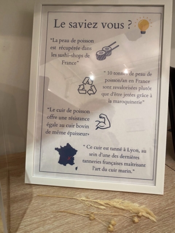 Pointe de Sel maroquinerie poisson