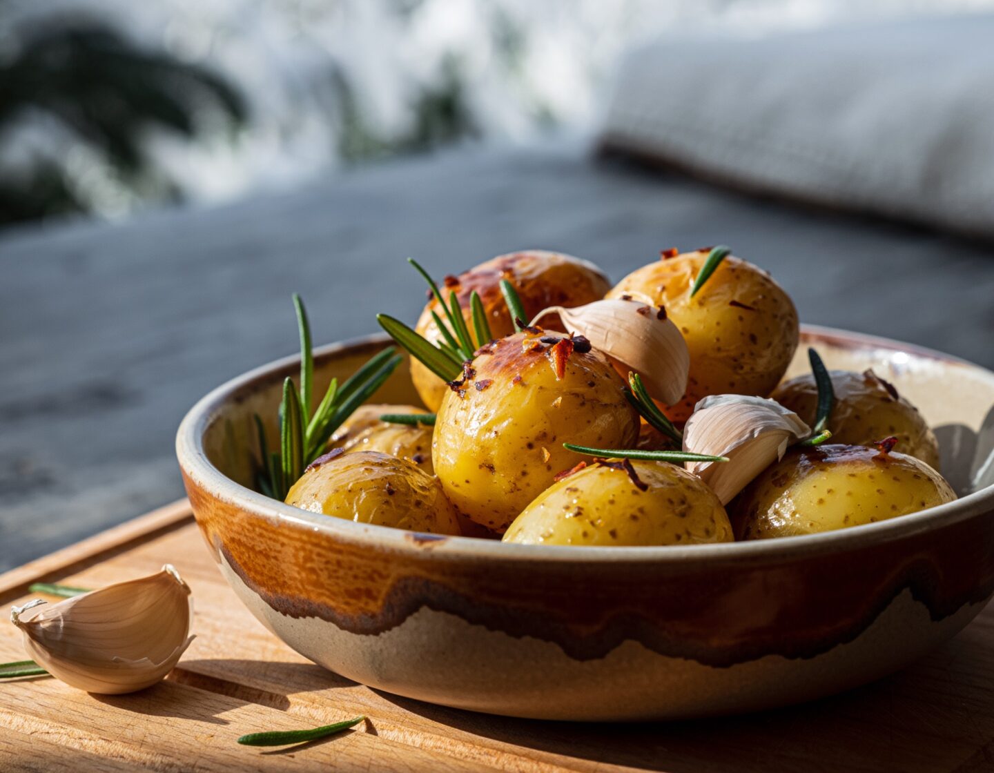 pommes de terre grenaille rôties romarin