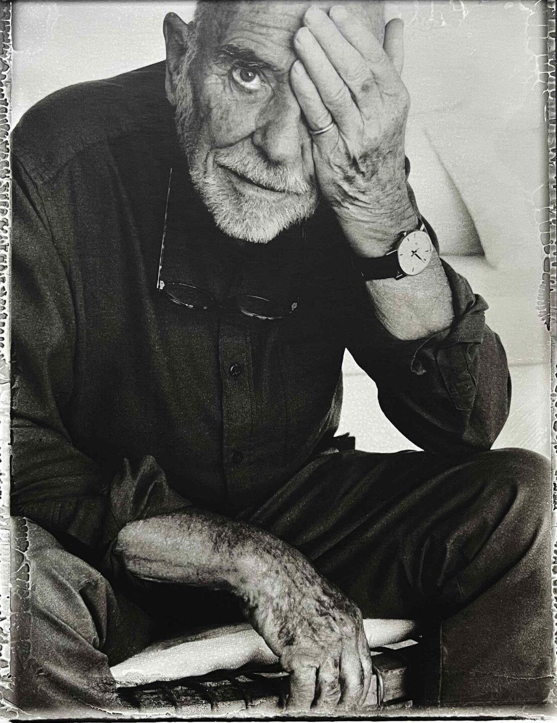 Portrait de Peter Knapp par Sarah Moon