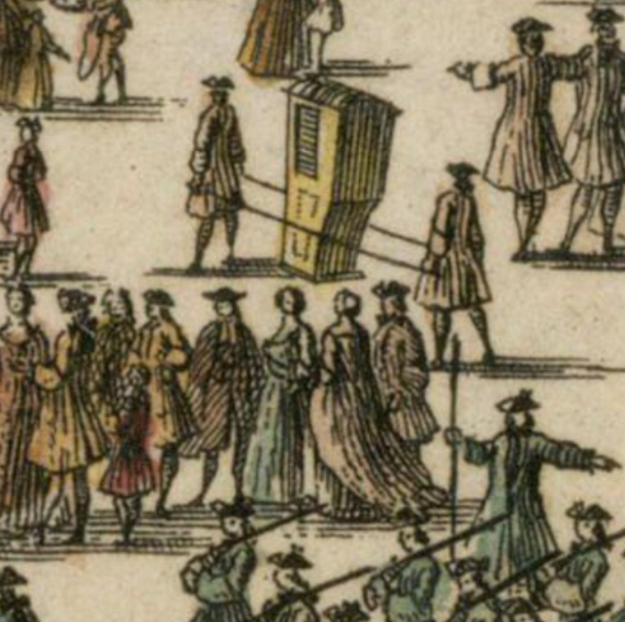 Portrait d’une brodeuse d’or et d’argent au 18e siècle Archives municipales de Rennes Rennes