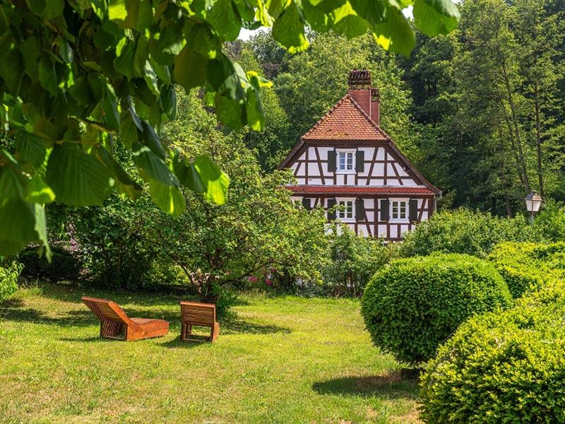Promenade autour de la ferme auberge du Moulin des Sept Fontaines Drachenbronn-Birlenbach Grand Est