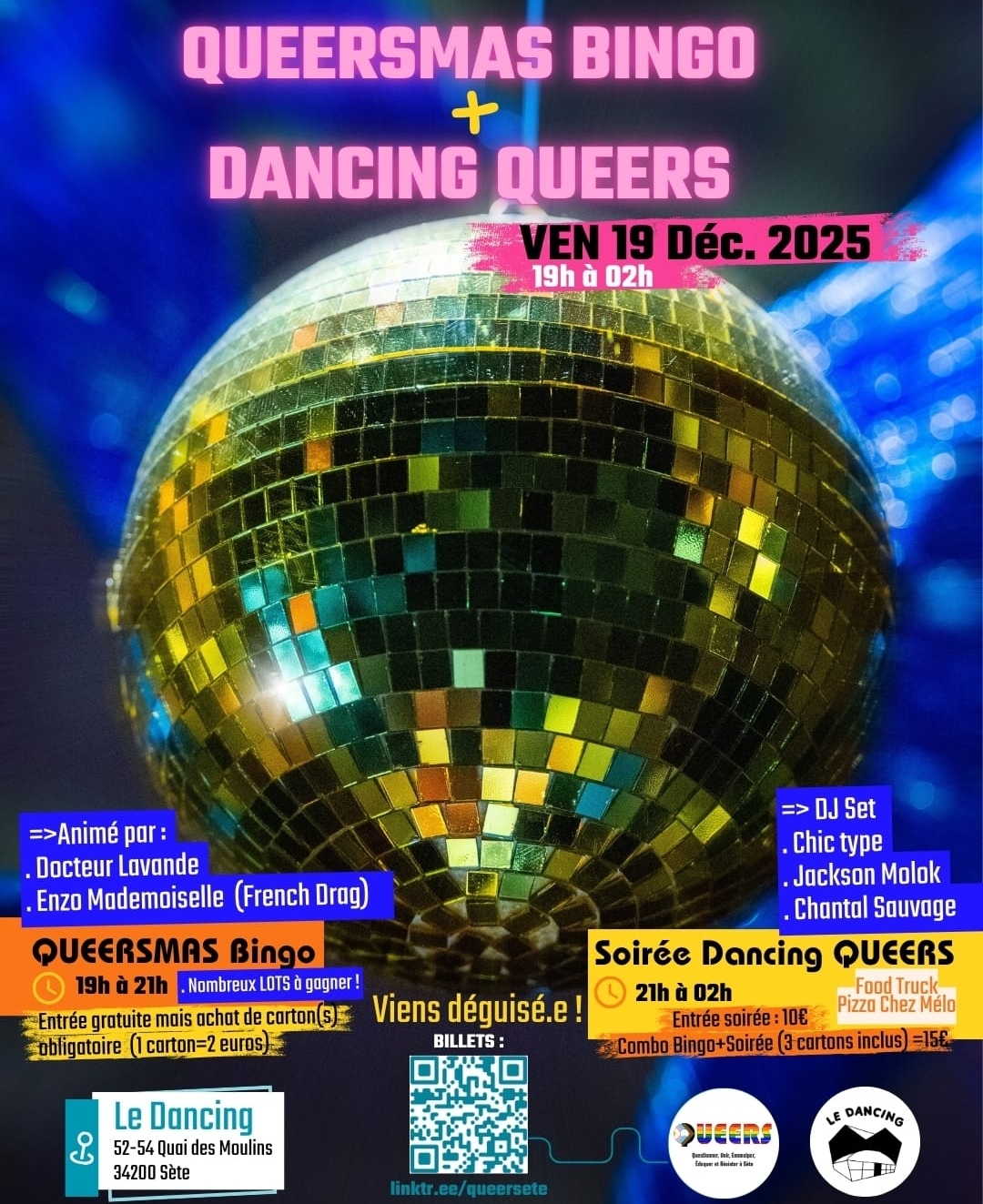 QUEERSMAS BINGO ET DANCING QUEERS
