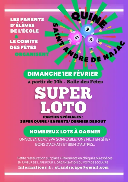 Quine et Super Loto