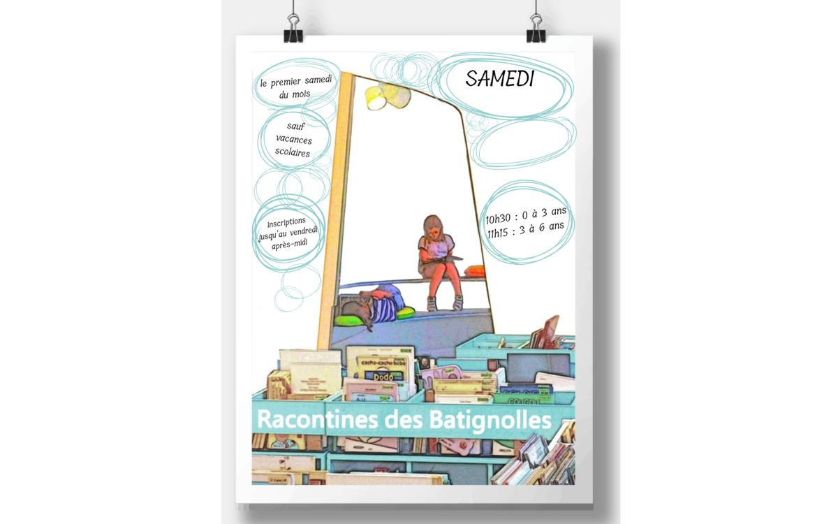 Racontines des Batignolles Bibliothèque des Batignolles Paris