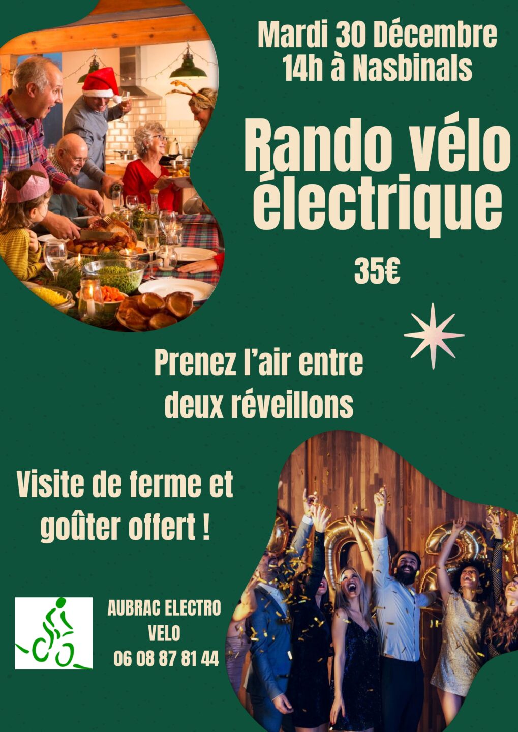 RANDO VELO ELECTRIQUE & VISITE DE FERME AUBRAC ELECTRO VELO Nasbinals 2025-12-30 RANDO VELO ELECTRIQUE & VISITE DE FERME