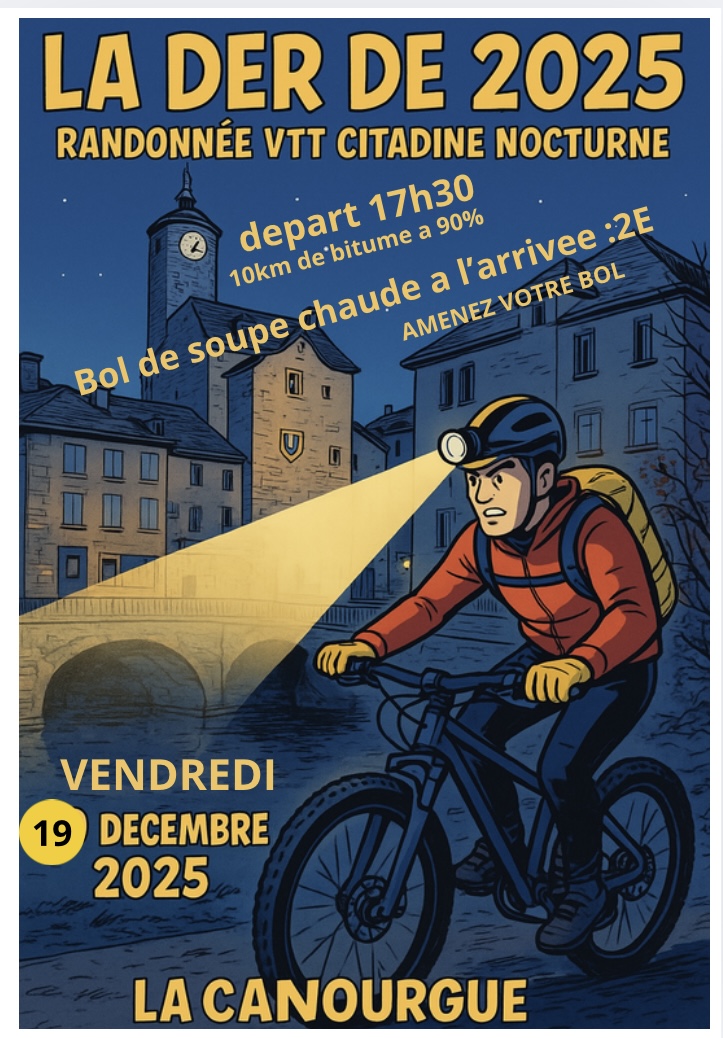 RANDO VTT NOCTURNE LA DER DE 2025