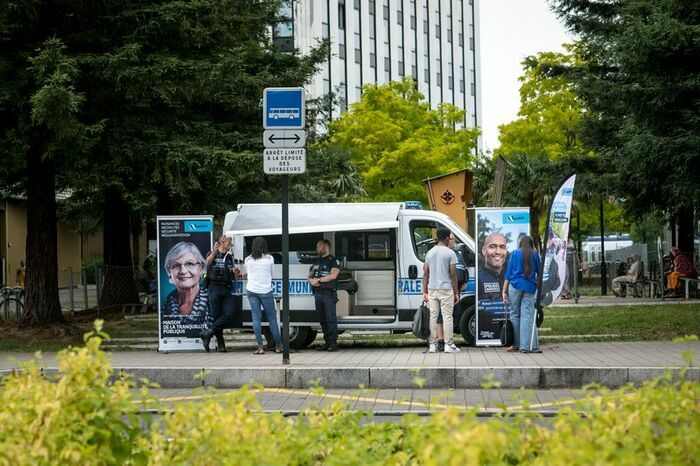Rencontre avec la police municipale Marché des Américains