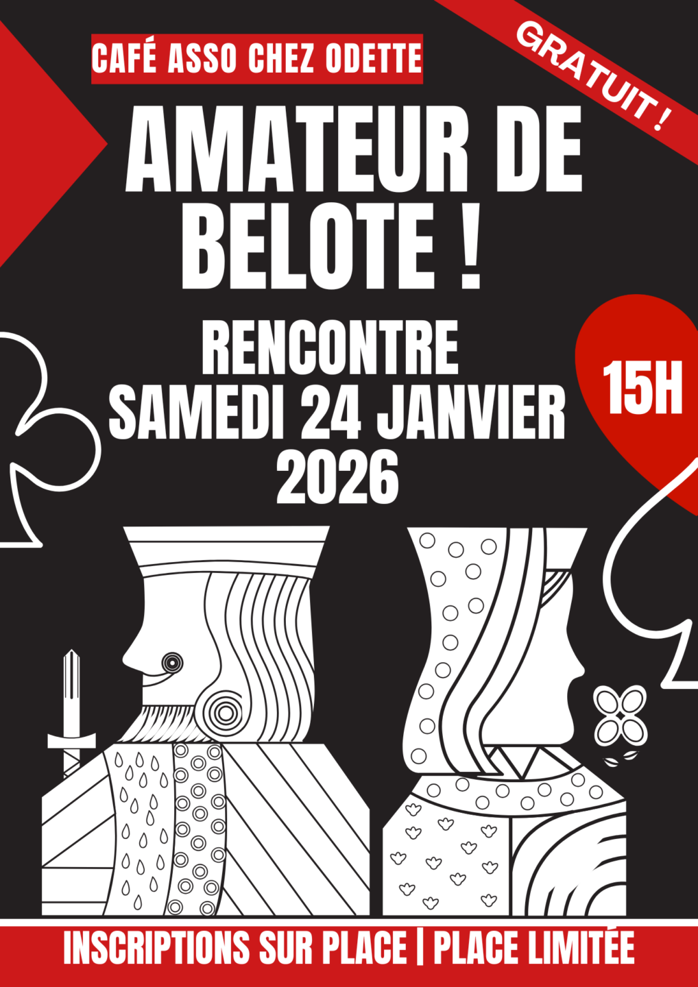 Rencontre de belote