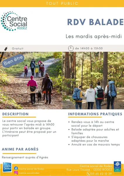 Rendez-vous balade Rodez