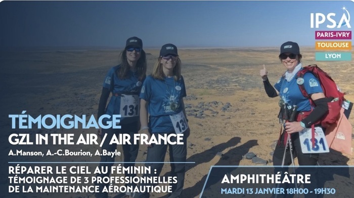 Réparer le ciel au féminin : Témoignage de 3 professionnelles de la maintenance aéronautique IPSA Paris