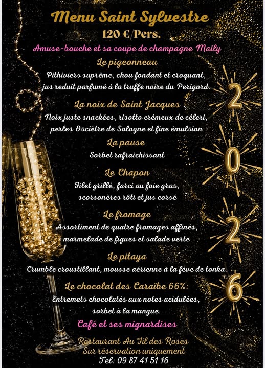 Repas de la St Sylvestre 10 Rue de l’Aunoy Quiers-sur-Bezonde 2025-12-31 Repas de la St Sylvestre