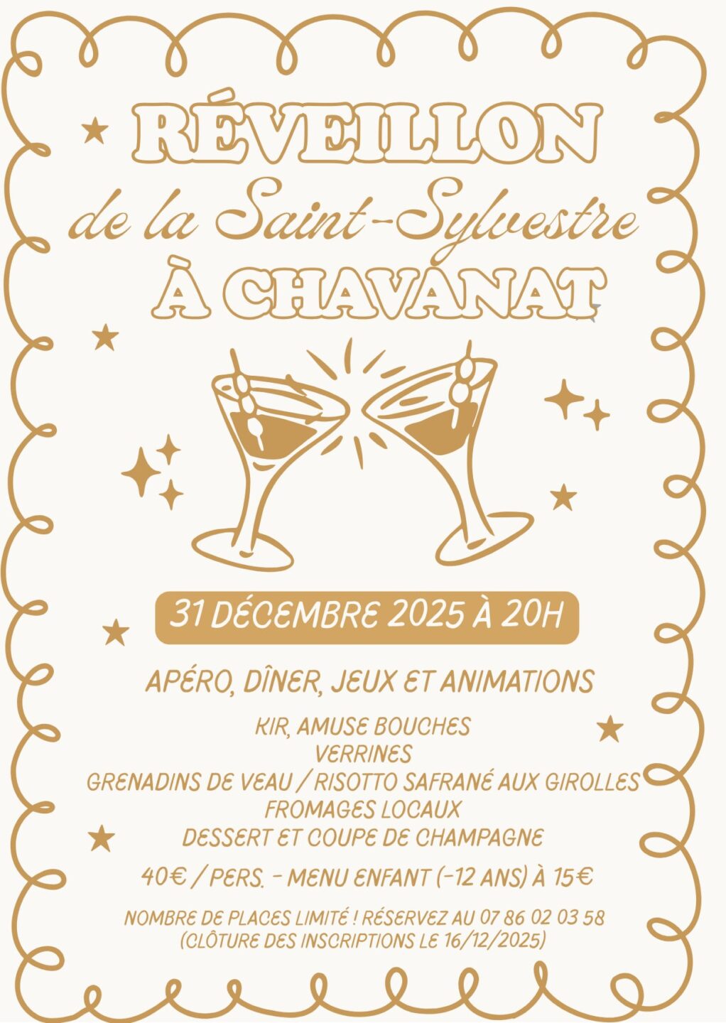 Réveillon Saint Sylvestre