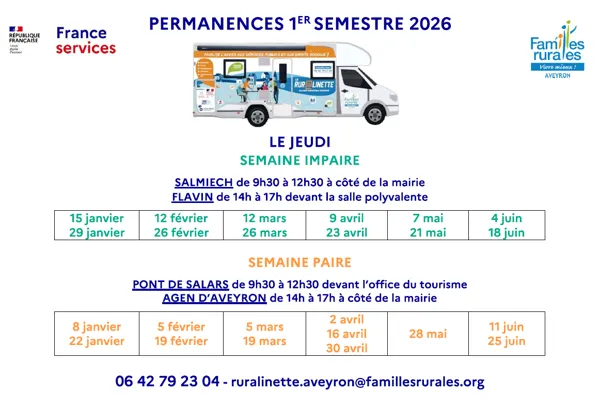 RUR@LINETTE France services Permanences