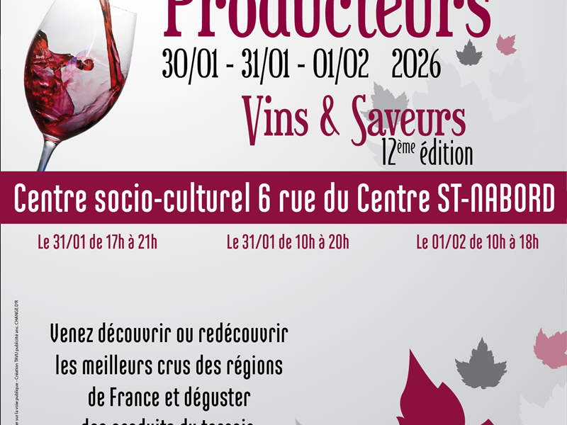 Salon des producteurs vins et saveurs