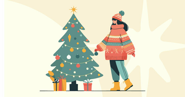 Sapin des vœux Marché de Pacé Pacé