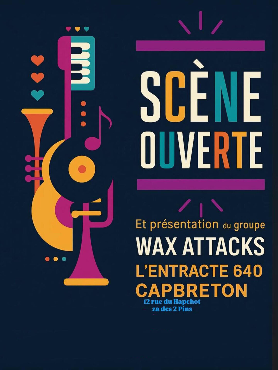 Scène ouverte à l'Entracte du 640